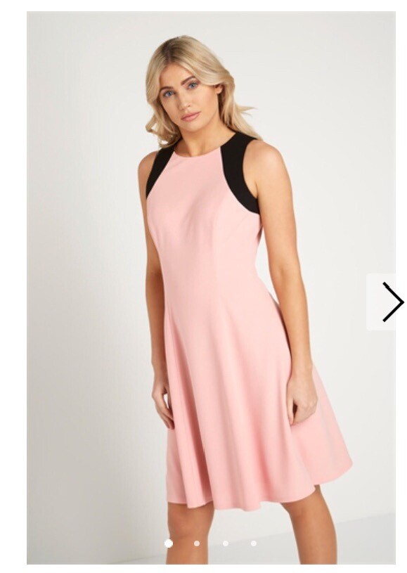 roman originals colour block dress